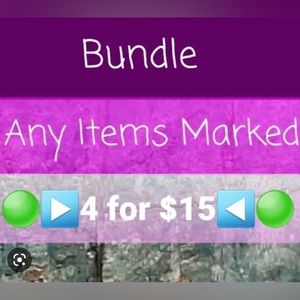 Items with a 🧜‍♀️ are 4 for $15